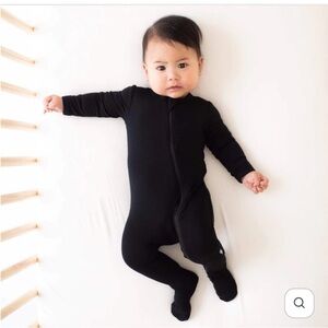 Kyte BABY Footie Midnight Ribbed